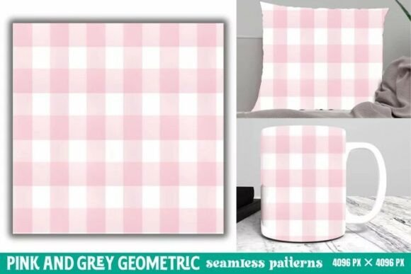 Download Pink and Grey Geometric Digital Paper - Geometric digital paper Collection