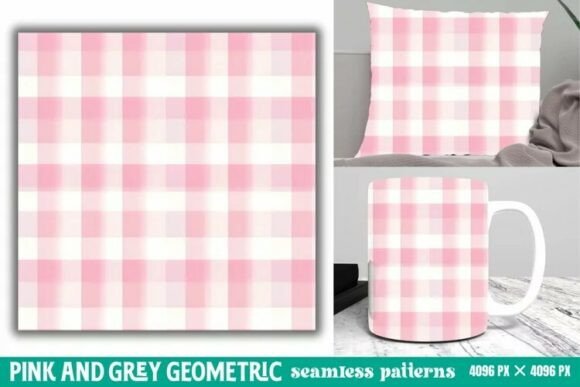Download Pink and Grey Geometric Digital Paper - Geometric digital paper Collection