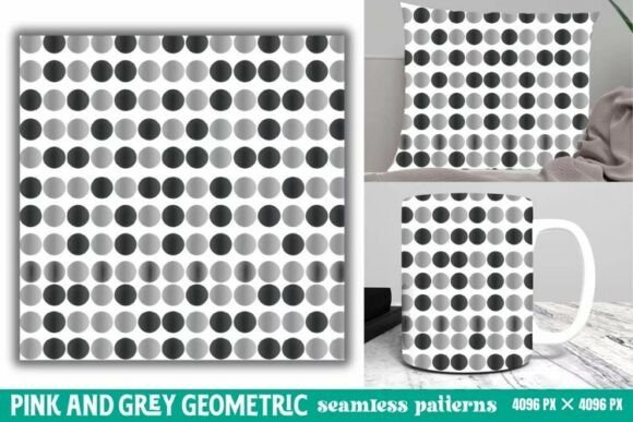 Download Pink and Grey Geometric Digital Paper - Geometric digital paper Collection
