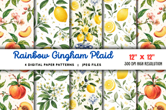 Download Rainbow Gingham Plaid Background - Premium Resources