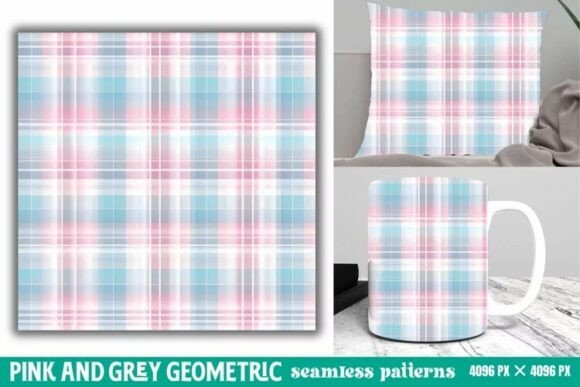 Download Pink and Grey Geometric Digital Paper - Geometric digital paper Collection